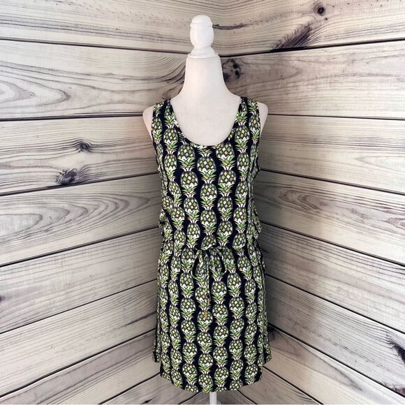 Banana Republic Navy Pineapple Printed Tank Summer Dress - Picture 1 of 6
